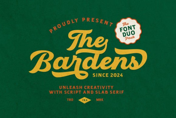 Bardens: A Retro Font Duo for Vintage Designs