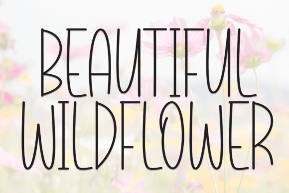 Beautiful Wildflower: A Handwritten Font Full of Whimsy