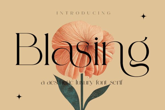 Blasing: The Elegant Ligature Serif Font for Modern Design