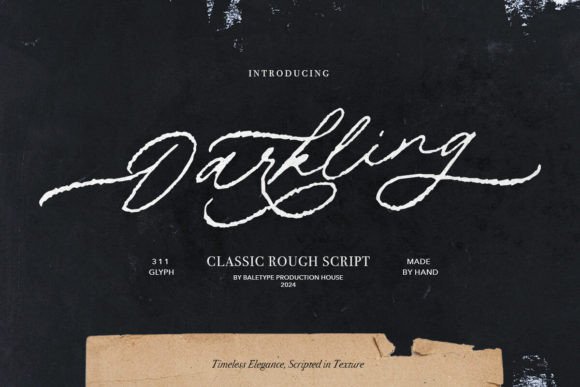 Darkling: A Font That Brings Raw Elegance to Your Work