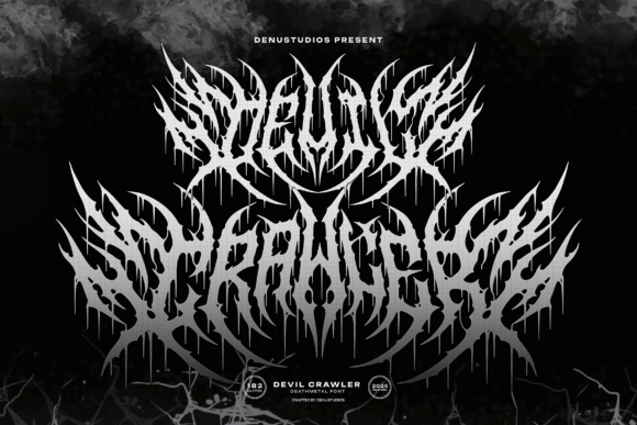 Devil Crawler: Unleash Brutal Typography for Bold Designs