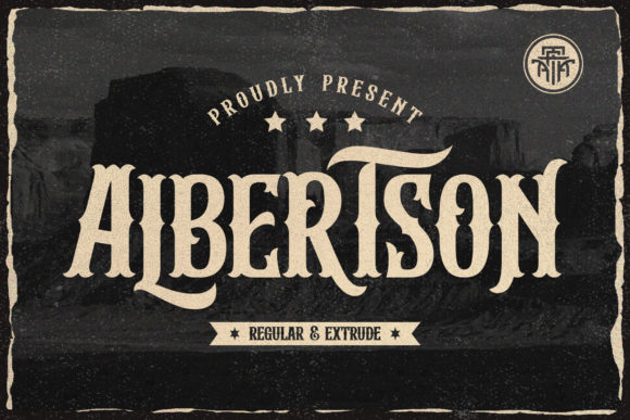Discover Albertson: A Bold Retro Blackletter Font for Designers
