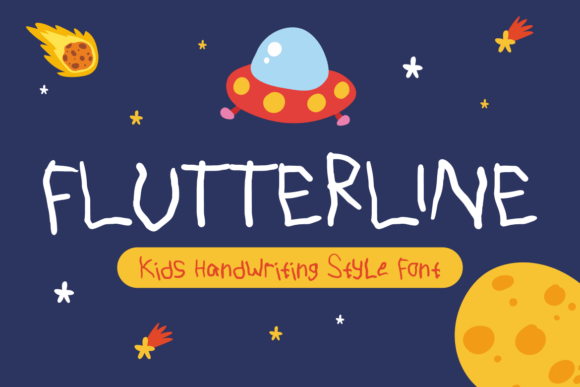 Flutter Line: A Whimsical Typeface for Creative Projects