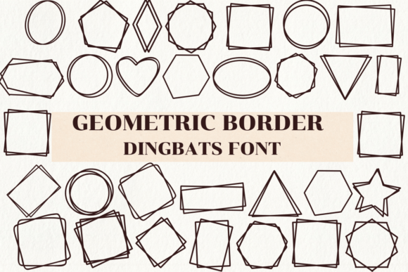 Geometric Border: Crafting Elegant Frames with Double Shapes