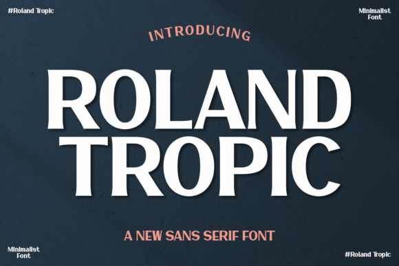 Roland Tropic: Modern Sans-Serif Font for Stylish Design
