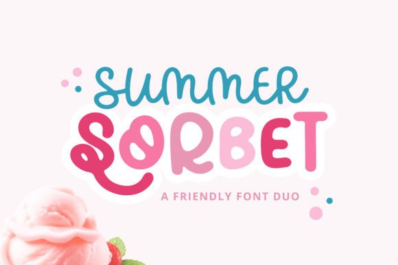 Summer Sorbet: A Groovy Font for Hippie Design Projects