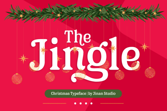 The Jingle: A Festive Typeface for Magical Designs